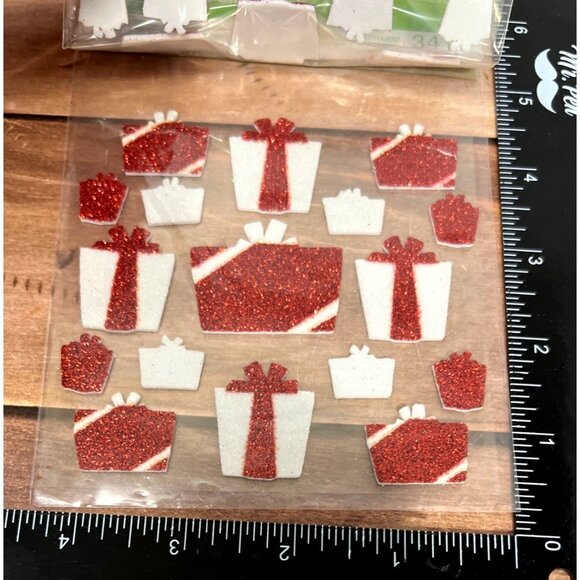 Creatology Holiday Foam Gift Box Stickers 34 Pc Embellishment Present 367987 - Picture 2 of 3